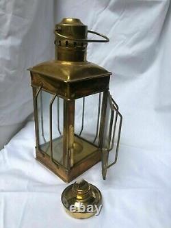 Antique Minor oil lantern Brass Lamp Antique Nautical Vintage Ship Lamp Home