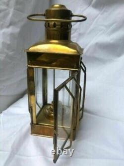 Antique Minor oil lantern Brass Lamp Antique Nautical Vintage Ship Lamp Home