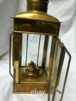 Antique Minor oil lantern Brass Lamp Antique Nautical Vintage Ship Lamp Home