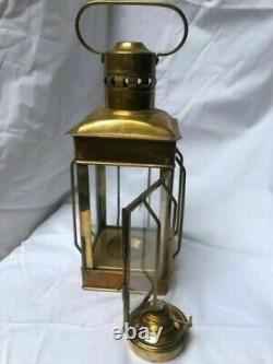 Antique Minor oil lantern Brass Lamp Antique Nautical Vintage Ship Lamp Home