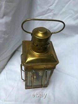 Antique Minor oil lantern Brass Lamp Antique Nautical Vintage Ship Lamp Home
