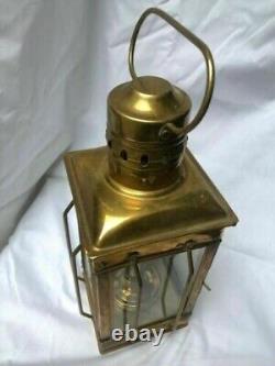 Antique Minor oil lantern Brass Lamp Antique Nautical Vintage Ship Lamp Home