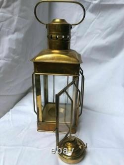 Antique Minor oil lantern Brass Lamp Antique Nautical Vintage Ship Lamp Home