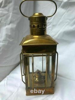 Antique Minor oil lantern Brass Lamp Antique Nautical Vintage Ship Lamp Home