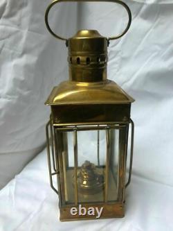 Antique Minor oil lantern Brass Lamp Antique Nautical Vintage Ship Lamp Home