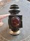 Antique Model T Ford Kerosene Lantern JNO. W Brown Mfg. Model 115 Red Blue Clear