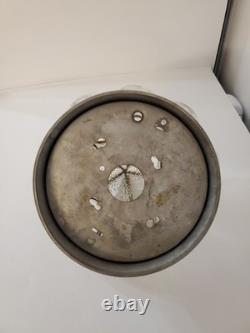 Antique Murano Hand Blown Caged Glass Lantern Ceiling Light Vintage Italy -see