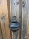 Antique NYC Railroad Train Car Lantern Oil Lamp Cast Iron Wall Mount Bracket
