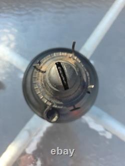 Antique NYC Railroad Train Car Lantern Oil Lamp Cast Iron Wall Mount Bracket