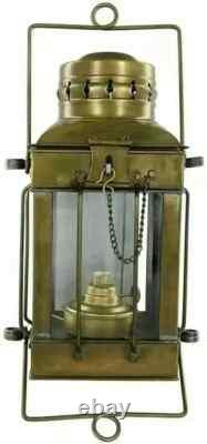 Antique Nautical Brass 12 Maritime Hanging Vintage Ship Oil Lantern Cargo Lamp