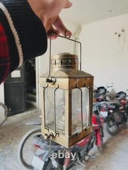 Antique Nautical Brass 12 Maritime Hanging Vintage Ship Oil Lantern Cargo Lamp