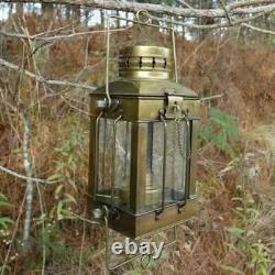 Antique Nautical Brass 12 Maritime Hanging Vintage Ship Oil Lantern Cargo Lamp