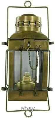 Antique Nautical Brass 12 Maritime Hanging Vintage Ship Oil Lantern Cargo Lamp