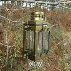 Antique Nautical Brass 12 Maritime Hanging Vintage Ship Oil Lantern Cargo Lamp
