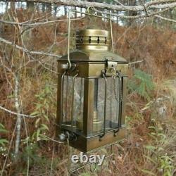 Antique Nautical Brass 12 Maritime Hanging Vintage Ship Oil Lantern Cargo Lamp