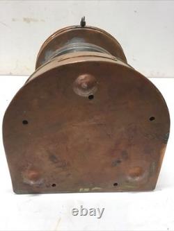 Antique Nautical Gas Copper&Glass Lantern C. M. Hammar Göteborg 15 Tall, G21912