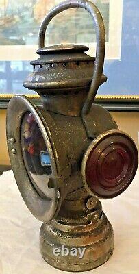 Antique Neverout Jeweled Lantern Bicycle Lamp Light Kerosene