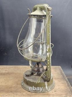 Antique No. 0 Defiance Tubular Lantern Lamp Great Tinplate