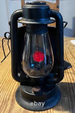 Antique No. 175 Kerosene Carriage Railroad Lantern for Decoration Only