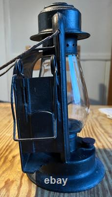 Antique No. 175 Kerosene Carriage Railroad Lantern for Decoration Only