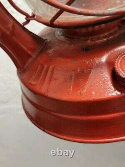 Antique Oil Kerosene Railroad Lantern Lamp-Dietz Monarch Syracuse NY VINTAGE