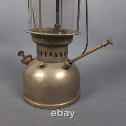 Antique Oil Lantern Optimus 300 Sweden Metal And Glass Vintage 20th Century