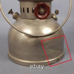 Antique Oil Lantern Optimus 300 Sweden Metal And Glass Vintage 20th Century