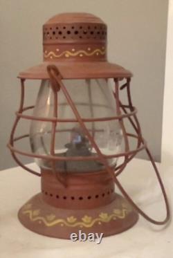 Antique Oil Rail Road Lantern. Dietz No. 6. New York Central