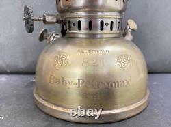 Antique Old Baby Baby-petromax. No. 821 Kerosine Lamp / Lantern, Made In Germany