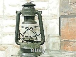 Antique Old Feuerhand No. 270 Kerosene Lamp Lantern Original Glass Germany