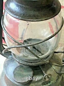 Antique Old Feuerhand No. 270 Kerosene Lamp Lantern Original Glass Germany