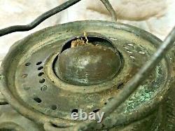 Antique Old Feuerhand No. 270 Kerosene Lamp Lantern Original Glass Germany