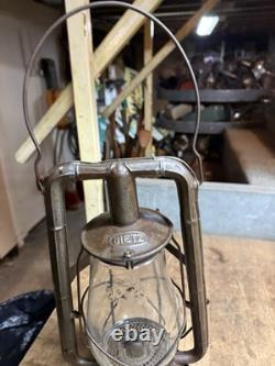 Antique Old Rare PAT 1933 Dietz Monarch Milk Wagon Buggy Barn Oil Lantern USA
