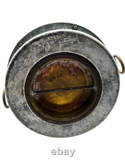 Antique Original Maritime Ship Light Lantern Kerosene Lamp Nautical Decor