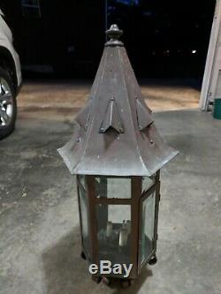 Antique Outdoor Gas Street Lantern Antique Gas Light Vintage Gas Light