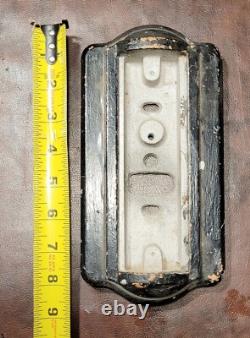 Antique Outdoor Wall Lantern Sconce Eagle Top Ornate Street Light HUGE 36 Vtg