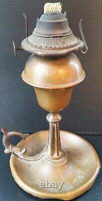 Antique P And A Oil Lampmermaid Handle-look