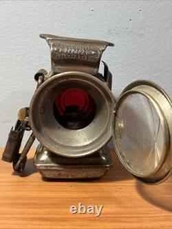 Antique P & H Demon King Birmingham Oil Burning Lantern For Bike complete BX5