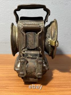 Antique P & H Demon King Birmingham Oil Burning Lantern For Bike complete BX5