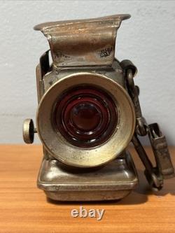 Antique P & H Demon King Birmingham Oil Burning Lantern For Bike complete BX5