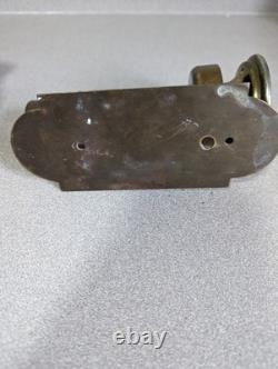 Antique Paris Butin Brass/Glass Wall Sconces Lantern Light Train Carriage Lamps