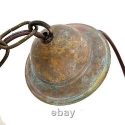 Antique Pendant Lantern Copper Box Unusual Rare Design