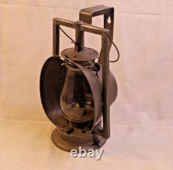 Antique Pennsylvania Railroad Lantern Marked on Top