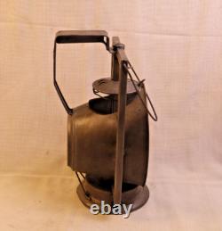 Antique Pennsylvania Railroad Lantern Marked on Top