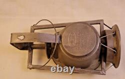 Antique Pennsylvania Railroad Lantern Marked on Top