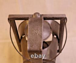 Antique Pennsylvania Railroad Lantern Marked on Top