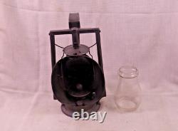 Antique Pennsylvania Railroad Lantern Marked on Top