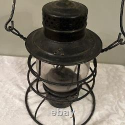 Antique Perkins Marine Lamp Corp Kerosene Lantern Rare Burner