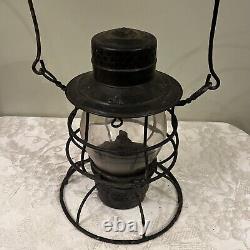 Antique Perkins Marine Lamp Corp Kerosene Lantern Rare Burner