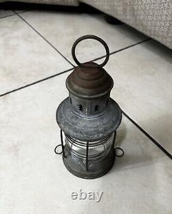 Antique Perkins Marine Lamp & Hardware Corp Brass PERKO Marine Oil Lantern 1930s